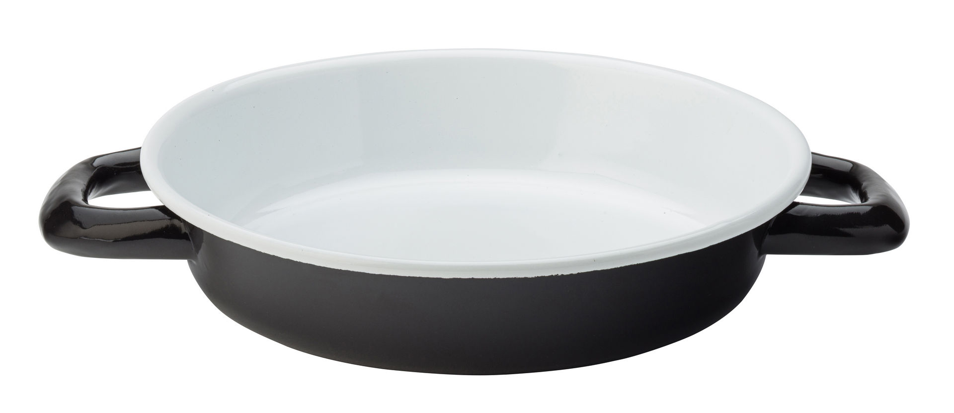 Eagle Enamel Black Dish 8